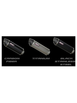 Pełny układ wydechowy 2-1 z Tłumikiem owalnym SC-Project do Ducati HYPERMOTARD 796 [10-12]