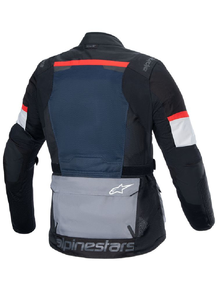 Kurtka motocyklowa tekstylna Alpinestars Andes Air Drystar® niebiesko-czarno-szara