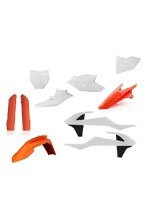 Pełny zestaw plastików Acerbis KTM biało-pomarańczowy modele SX/ SX-F
