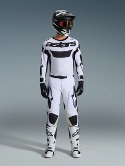 Bluza cross Alpinestars MX Racer Riway biało-czarna
