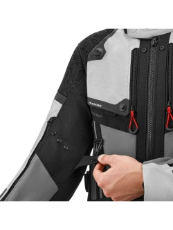 Kurtka motocyklowa tekstylna Shima Tracker jasnoszara