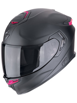 Kask integralny Scorpion EXO-GT SP Air Solid czarno-różowy matowy