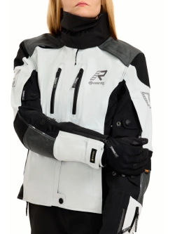 Kurtka motocyklowa damska tekstylna Rukka FlexoRina szara