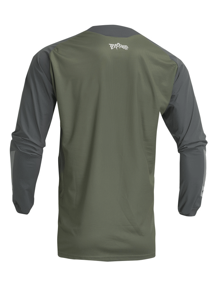 Bluza enduro Thor Terrain zielono-szara