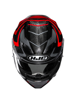 Kask integralny HJC F71 Carbon Nevio czarno-czerwony