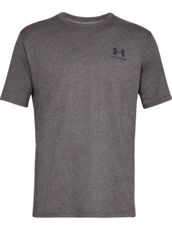 Koszulka męska UNDER ARMOUR Sportstyle Left Chest SS szara