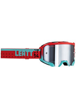 Gogle motocyklowe z lustrzaną srebrną szybą Leatt Velocity 4.5 Iriz Fuel