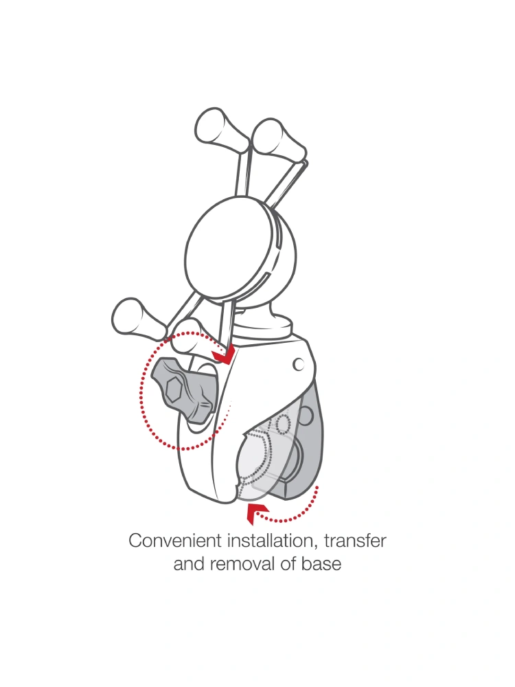 Uchwyt na telefon RAM X-Grip z klamrą zaciskową Tough-Claw