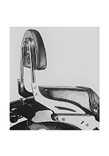 Oparcie pasażera Hepco&Becker Honda VT 750 D2 Black Widow (01-03) bez tylnego bagażnika