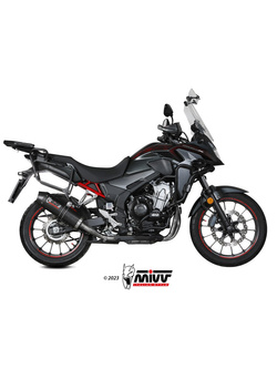 Tłumik motocyklowy Slip-On Line (Oval) MIVV do Honda CB 500 X (21-) carbon