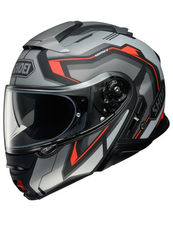 Kask szczękowy Shoei Neotec II Respect TC-5 czarno-szaro-czerwony