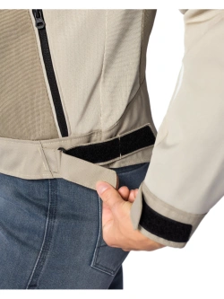 Kurtka motocyklowa damska tekstylna REV’IT! Torque 3 H2O brązowo-biała