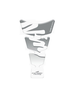 Tankpad PUIG Spirit, wzór Kawasaki Ninja (srebrny)