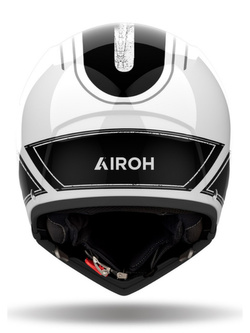 Kask modułowy Airoh J110 Raster czarno-biały połysk
