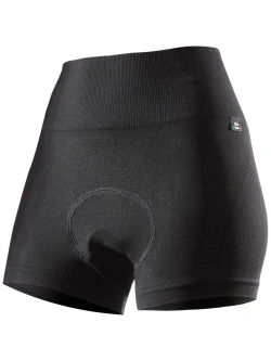 Bokserki termoaktywne damskie SIXS 4-Season z wkładką amortyzującą czarne