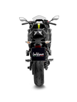 Pełny układ wydechowy LeoVince LV One Evo [Full-System, Stal nierdzewna + Carbon] do Kawasaki Ninja 650 (21-), Z 650 (21-) / RS (22-24), Versys 650 (21-24) srebrny
