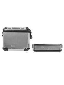 Podwyższenie kufrów Touratech Volume Booster do oryginalnych aluminiowych kufrów BMW srebrne