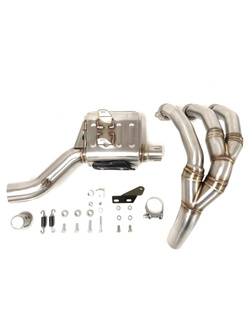 Pełny układ wydechowy IXRACE MK2 Triumph Tiger 660 Sport (21-) czarny, bez homologacji