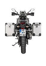 Zestaw: kufry boczne z anodowanego aluminium "And-S" Zega Pro + stelaże srebrne Touratech Yamaha Tenere 700 / World Raid (38+45L)