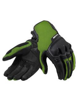 Rękawice motocyklowe skórzano-tekstylne REV’IT! Duty czarno-fluo żółte
