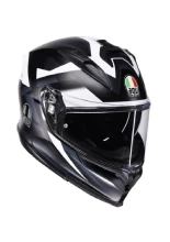 Kask integralny AGV K7 Glimpse czarno-biały matowy
