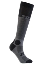 Skarpety SIXS Long Racing V2 czarno-szare