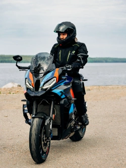 Kurtka motocyklowa tekstylna Rukka Flexo-R czarno-żółta