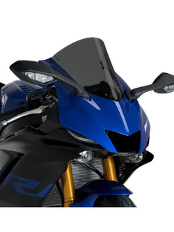 Szyba motocyklowa wyścigowa Puig Yamaha YZF-R6 (17-20)/ YZF-R7 (22-)/ YZF-R6 Race (21-) mocno przyciemniana