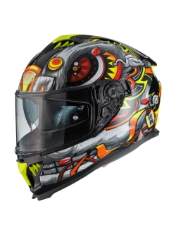 Kask integralny Premier Typhoon LY 12 czarno-żółty