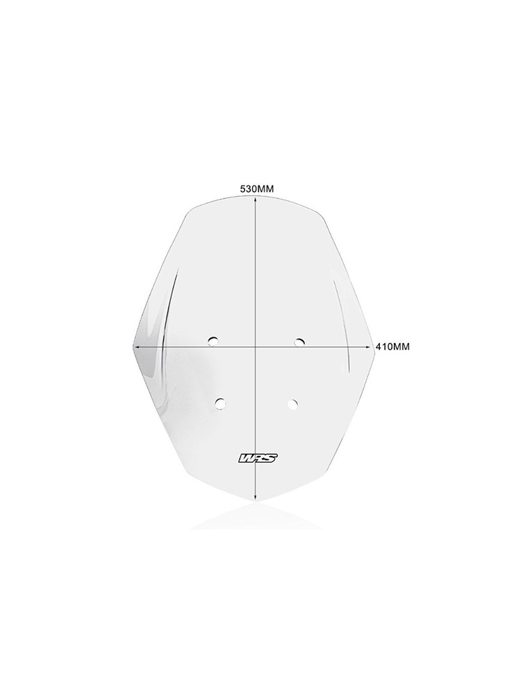 Szyba motocyklowa WRS Touring Aprilia SR GT 125/ 200 (22-24) przezroczysta