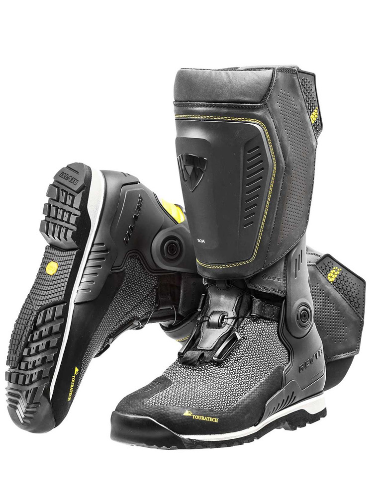 Buty motocyklowe adventure Touratech Destino Ultimate GTX 2024 czarno-żółte