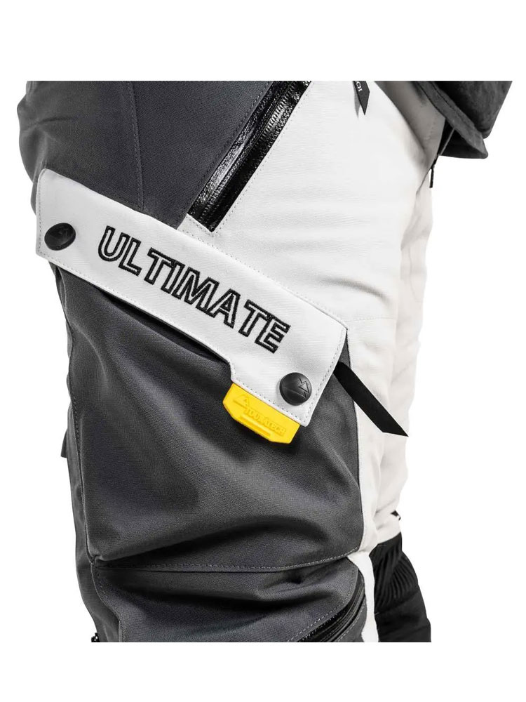 Spodnie motocyklowe tekstylne Touratech Companero Ultimate czarno-szaro-żółte