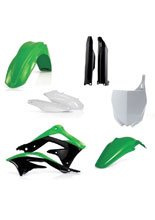 Pełny zestaw plastików Acerbis Kawasaki KX 450 F [12'] czarno-biało-zielony