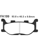 Klocki hamulcowe EBC FA199HH 93.8 x 40.3 x 9.8mm na przód