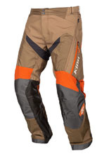 Spodnie cross Klim Dakar brązowo-pomarańczowe