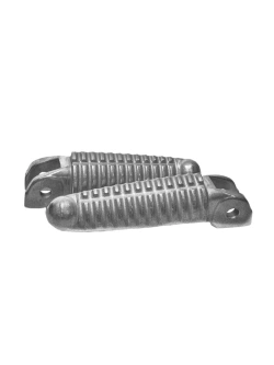Podnóżki motocyklowe kierowcy BikeTec Ducati 848/ 1098/ 1198 (08-13) srebrne