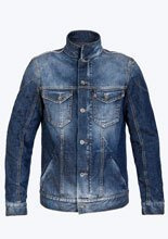 Kurtka motocyklowa jeansowa PMJ West niebieska