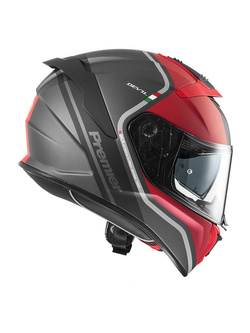 Kask integralny Premier Devil PH17 BM szaro-czerwony