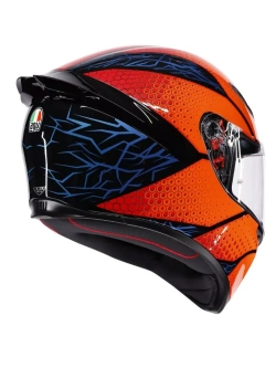 Kask integralny AGV K1 S Speedarmor czarno-pomarańczowo-niebieski