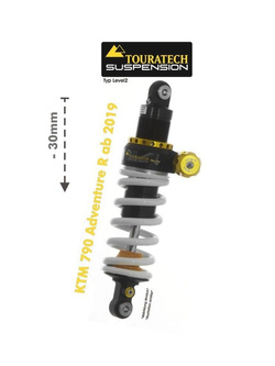 Amortyzator obniżający zawieszenie o 30 mm level 2 Touratech do KTM 790 Adventure R (19-)/ 890 Adventure/ R (21-)