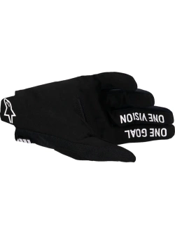 Rękawice cross Alpinestars MX Radar Pro czarno-białe