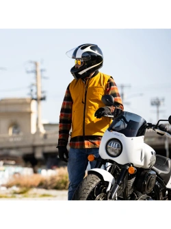 Kask integralny Biltwell Lane Splitter Flames czarno-biały