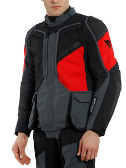 Kurtka motocyklowa tekstylna Dainese D-EXPLORER 2 GORE-TEX® czarno-czerwona