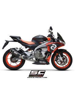 Pełny układ wydechowy SC-Project SC1-R Aprilia Tuono 660 (21-) włókno węglowe