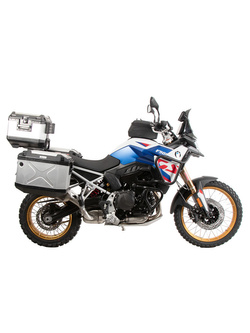 Zestaw: kufry boczne + stelaże Hepco&Becker Xplorer Cutout do BMW F 900 GS (24-) srebrne