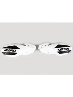 Osłony rąk (handbary) UFO do Suzuki RMZ 250 (12-21), RMZ 450 (12-21) białe