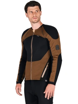 Koszula z ochraniaczami Knox Urbane Pro Move czarno-brązowa