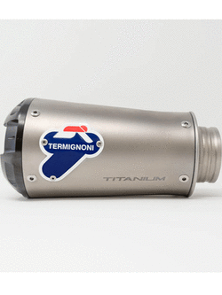 Tłumik Slip-On Termignoni GP2R - RHT tytan + rura łącząca do Yamaha YZF R3 / MT03 (15-20)