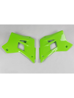 Osłony chłodnicy UFO do Kawasaki KDX 200 (95-18) zielone