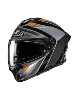 Kask integralny HJC C71 Faber czarno-pomarańczowy